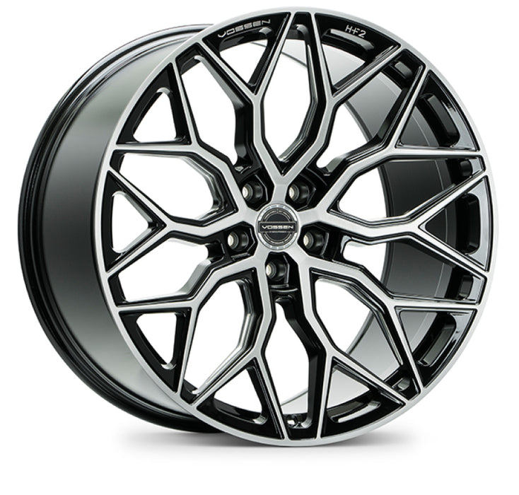 Vossen HF2-2B44 HF-2 22x10.5 / 5x120 / ET38 / Deep Face / 72.56 - Brushed Gloss Black Wheel