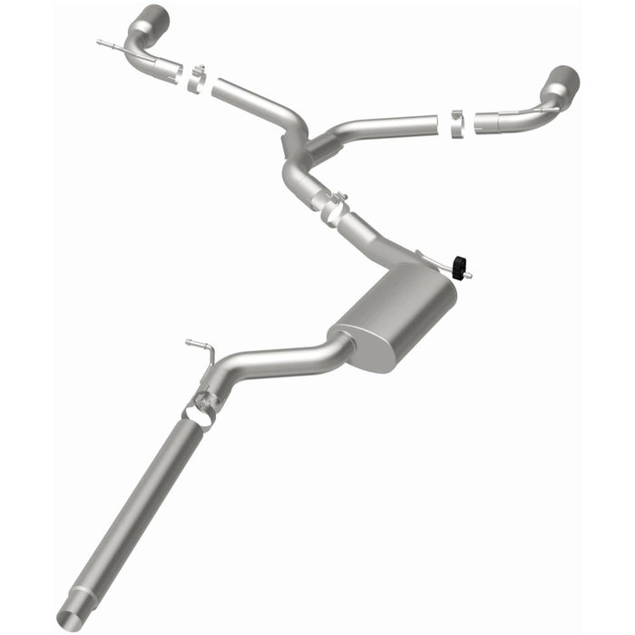 Magnaflow 15357 MagnaFlow SYS C/B Dual Split Rear Exit 4in Polished Tips 2015 VW GTI 2.0L Turbo