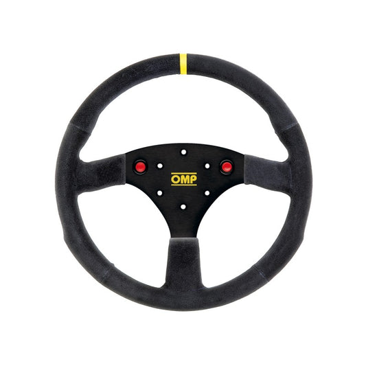 Omp Racing, Inc. OMPOD0-2042-A01-071 320 SP Steering Wheel Black Grip Silver Center