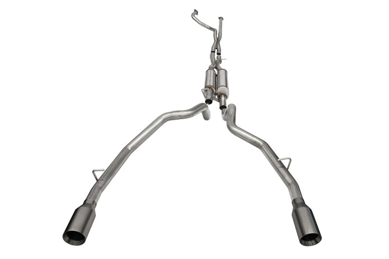 CORSA Performance 21189GNM Corsa 2021-2024 Dodge RAM TRX Crew Cab Xtreme Catback Exhaust Dual Rear Gunmetal Tip