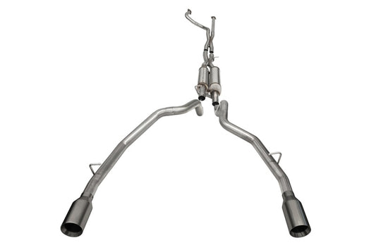 CORSA Performance 21189GNM Corsa 2021-2024 Dodge RAM TRX Crew Cab Xtreme Catback Exhaust Dual Rear Gunmetal Tip