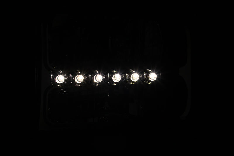 ANZO 121556 1998-2005 Ford Crown Victoria Crystal Headlight Chrome With Bumper Light (OE)