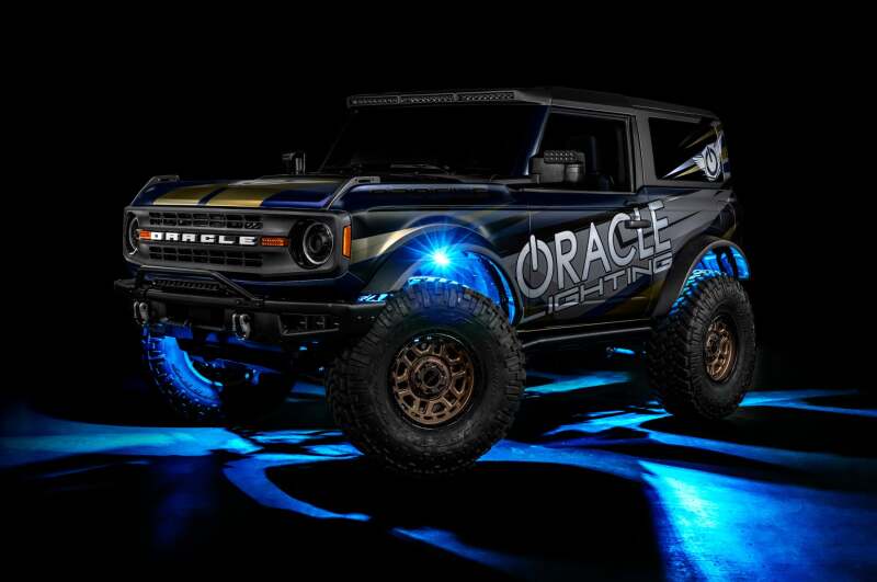 ORACLE Lighting 5895-339 Oracle Underbody RGB+W Wheel Well Rock Light Kit - 4 PCS - ColorSHIFT