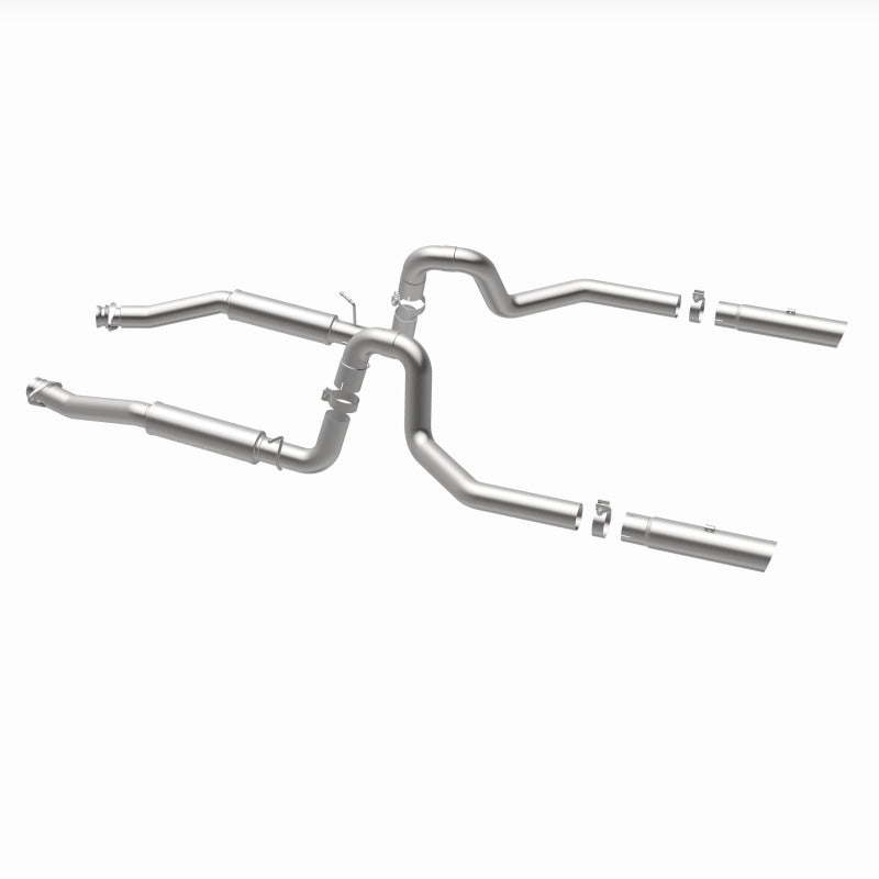Magnaflow 16394 MagnaFlow 99-04 Mustang Mach 1 V8 4.6L Dual Split Rear Exit Stainless Cat-Back Performance Exhaust