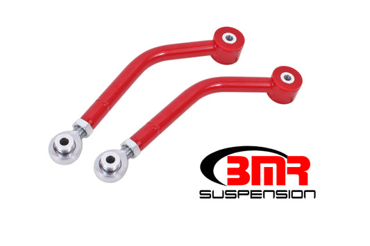 BMR Suspension UCA111R BMR 08-17 Challenger Upper Control Arms Single Adj. Rod Ends (Polyurethane) - Red