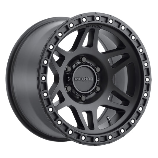 Method Wheels MR31278560500 Method MR312 17x8.5 0mm Offset 6x5.5 106.25mm CB Matte Black Wheel