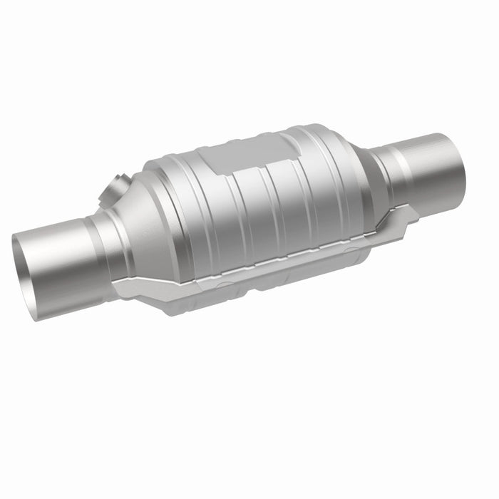 Magnaflow 51234 MagnaFlow Conv Univ 2in In/Out Ctr/Ctr Round 9in Body L x 5.125in W x 13in Overall L Single O2 Port