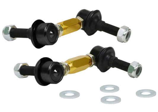 Whiteline KLC180-090 Universal Sway Bar Link Assembly Heavy Duty Adjustable Ball/Ball Style