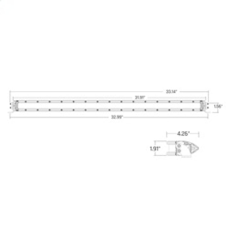 Rigid Industries 930414 SR-Series 30in SAE Driving Amber