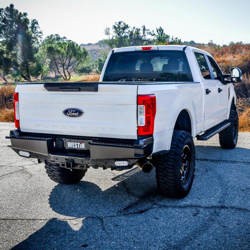 Westin 58-341125 17-21 Ford F-250/350 HDX Bandit Rear Bumper - Black