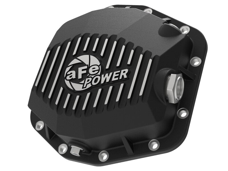 aFe 46-71290B POWER 2021 Ford Bronco w/ Dana M220 Differential Cover Black Street Series w/ Machined Fins