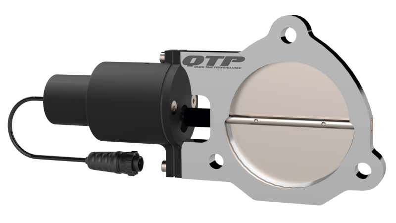 QTP QTEC35 3.5in Bolt-On QTEC Electric Cutout Valve - Single