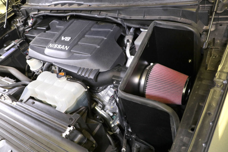K&N Engineering 63-6020 K&N 17-18 Nissan Titan XD V8 5.6L AirCharger Performance Intake
