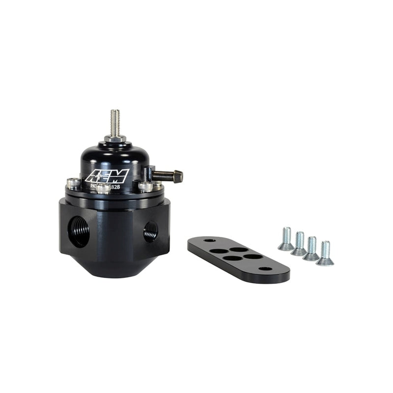 AEM 25-302BK Universal Black Adjustable Fuel Pressure Regulator