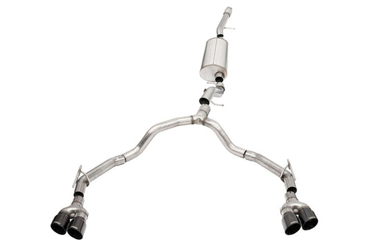 CORSA Performance 21130BLK Corsa 2021-2025 Suburban / Yukon XL 6.2L 4WD Dual Rear 3in to 2.75in Sport Cat-Back DW 4in BLK Tips