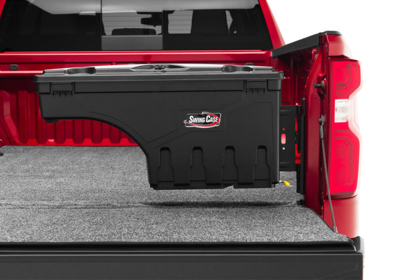 Undercover SC105P UnderCover 2020 Chevy Silverad 2500/3500 HD Passengers Side Swing Case - Black Smooth