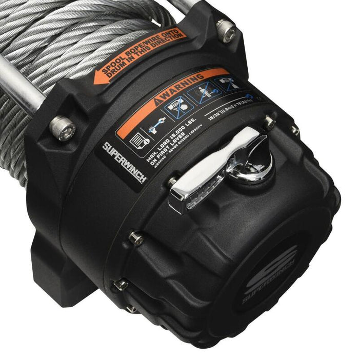 Superwinch 1515000 15000 LBS 12V DC 7/16in x 82ft Wire Rope Tiger Shark 11500 Winch