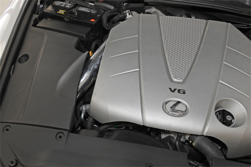 Spectre 10190 06-12 Lexus IS250/IS350 V6-2.5/3.5L F/I Air Intake Kit - Polished w/Red Filter