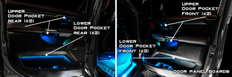 ORACLE Lighting 4235-333 Oracle 19-22 RAM Complete Interior Ambient Lighting ColorSHIFT RGB Conversion Kit