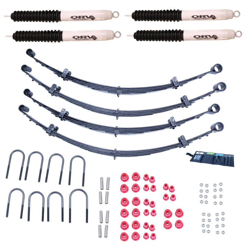 Rugged Ridge 18415.08 2in Lift Kit with Shocks 76-86 Jeep CJ