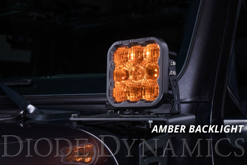 Diode Dynamics DD6783P SS5 LED Pod Pro - Yellow Driving (Pair)