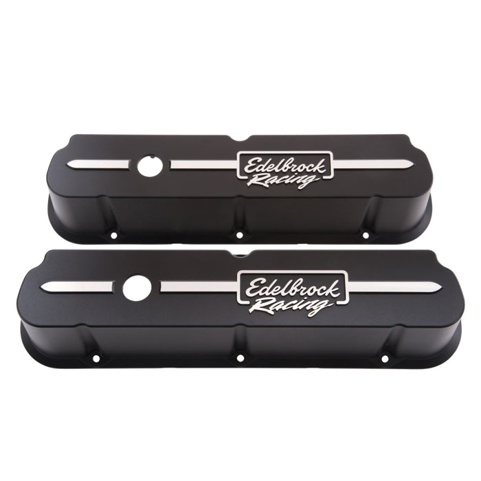 Edelbrock 41653 Valve Cover Racing Series Ford 289-302-351W CI V8 Tall Black