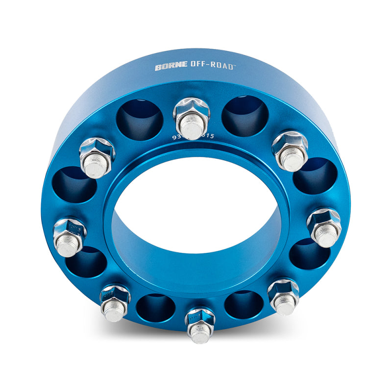 Mishimoto BNWS-008-500BL Borne Off-Road Wheel Spacers 8x165.1 116.7 50 M14 Blue