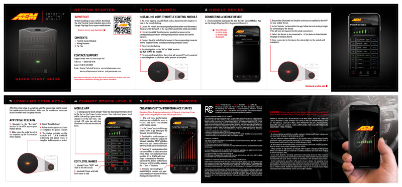 AEM 30-8869 AEM Throttle Controller
