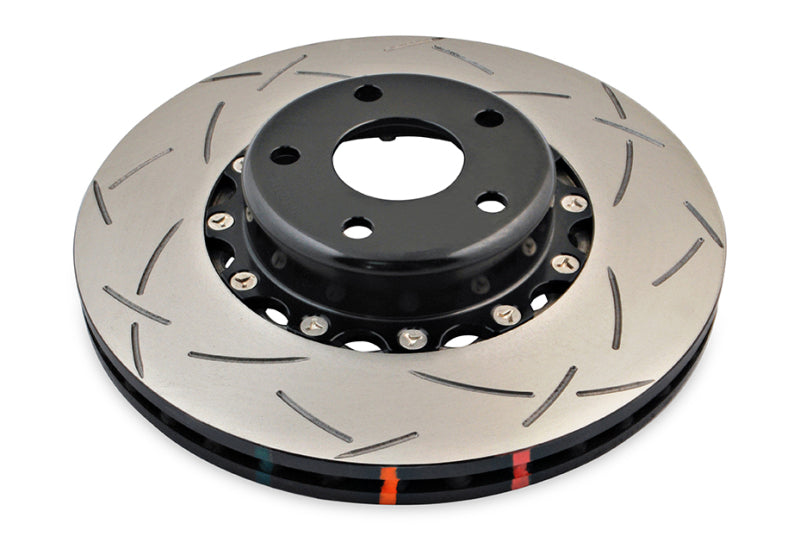 DBA DBA5010BLKS 02-10 WRX / 13+ FR-S / 13+ BRZ Premium Front Slotted 5000 Series 2 Piece Rotor w/ Black Hat