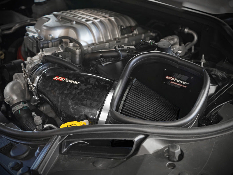 aFe 57-10028K 2021 Dodge Durango SRT Hellcat Track Series Carbon Fiber Cold Air Intake System w/ Pro 5R Filter