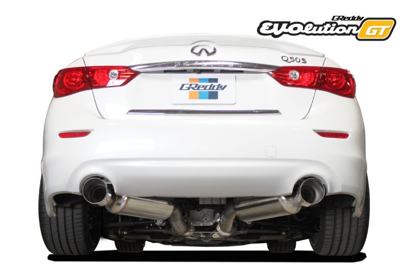 GReddy 10128306 16+ Infiniti Q50 Evolution (RWD ONLY) GT Cat-Back Exhaust