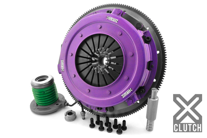 XCLUTCH XKFD27695-2G XClutch 07-12 Ford Mustang Shelby GT500 5.4L 10.5in Twin Solid Organic Clutch Kit