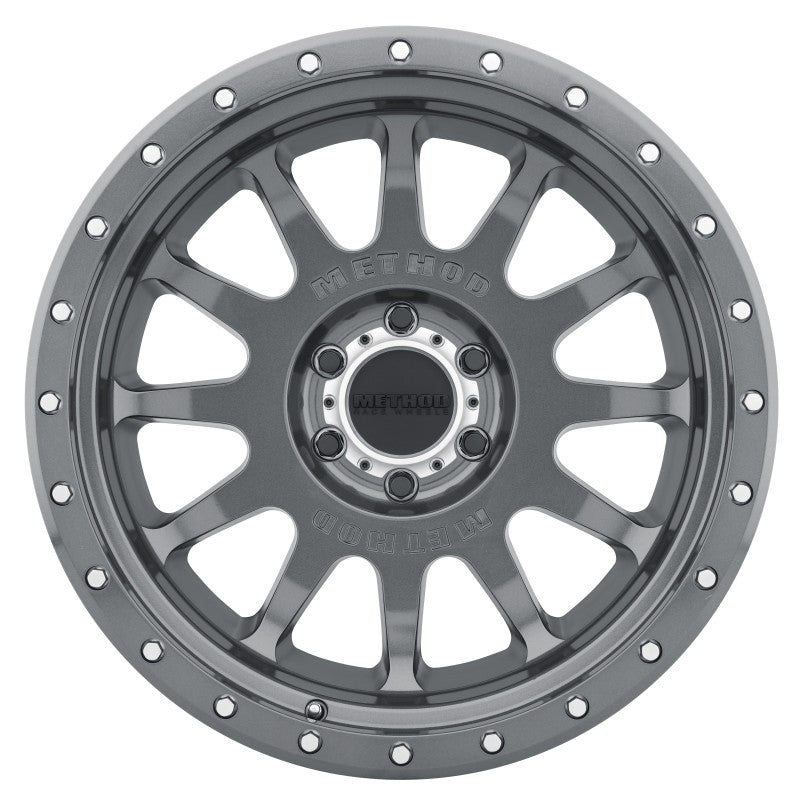 Method Wheels MR60521016824N Method MR605 NV 20x10 -24mm Offset 6x135 87mm CB Gloss Titanium Wheel