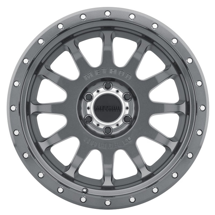 Method Wheels MR60521060824N Method MR605 NV 20x10 -24mm Offset 6x5.5 106.25mm CB Gloss Titanium Wheel