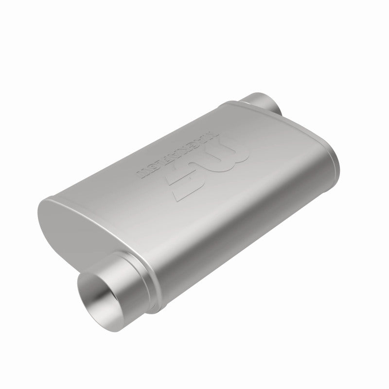 Magnaflow Perf Exhaust MAG11239 Stainless Steel Muffler 3in In/Out Offset/Offset