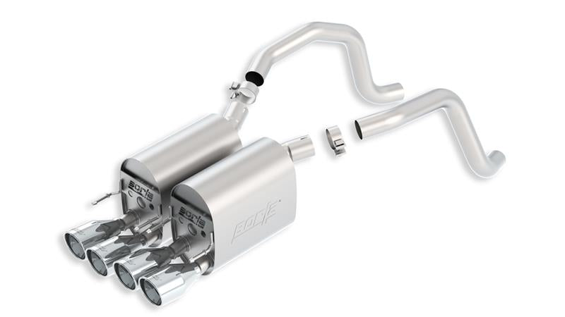 Borla 11814 05-08 Corvette Coupe/Conv 6.0L/6.2L 8cyl 6spd RWD Touring SS Exhaust (rear section only)