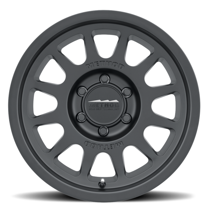 Method Wheels MR70377563550 Method MR703 17x7.5 +50mm Offset 6x130 84.1mm CB Matte Black Wheel