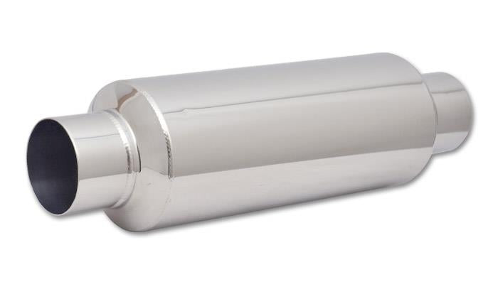 Vibrant 17950 SS Resonator (Standard Design) 3in inlet/outlet x 18in long w/ 5in OD resonator body