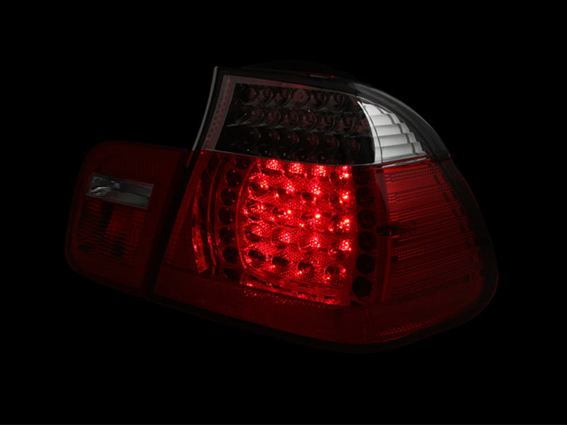 ANZO 321096 2002-2005 BMW 3 Series E46 LED Taillights Red/Clear