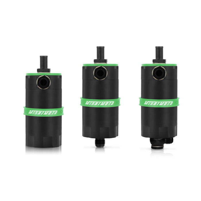 Mishimoto MMBCC-UNI-GN Universal Baffled Oil Catch Can - Green