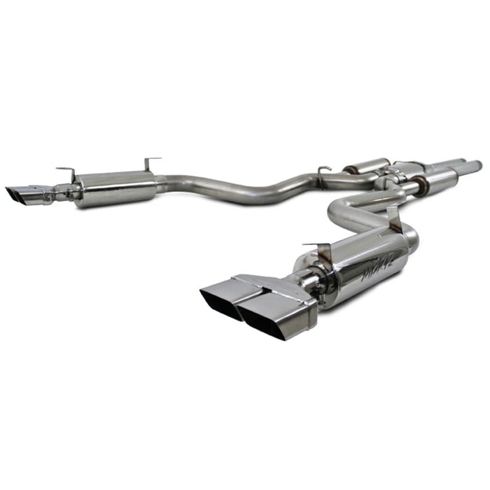 MBRP S7110304 08-11 Dodge Challenger SRT8 6.1L Hemi T304 Cat Back Dual Split Rear