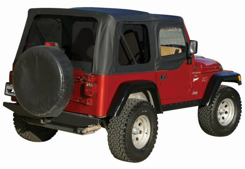 Rampage 912835 1997-2006 Jeep Wrangler(TJ) OEM Replacement Top - Black Diamond