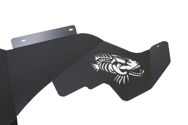 Fishbone Offroad FB33073 07-18 Jeep Wrangler JK Logo Aluminum Inner Fenders - Black Powdercoat