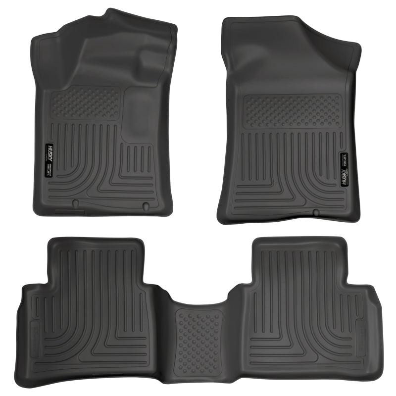 Husky Liners 99641 13 Nissan Altima Weatherbeater Black Front & 2nd Seat Floor Liners