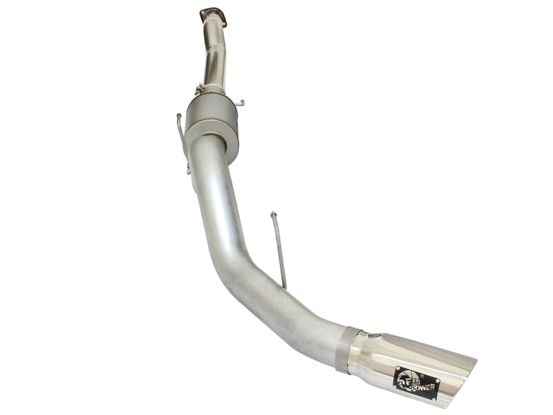 aFe 49-03069-P Atlas Exhausts 4in Cat-Back Aluminized Steel Exhaust 2015 Ford F-150 V6 3.5L (tt) Polished Tip