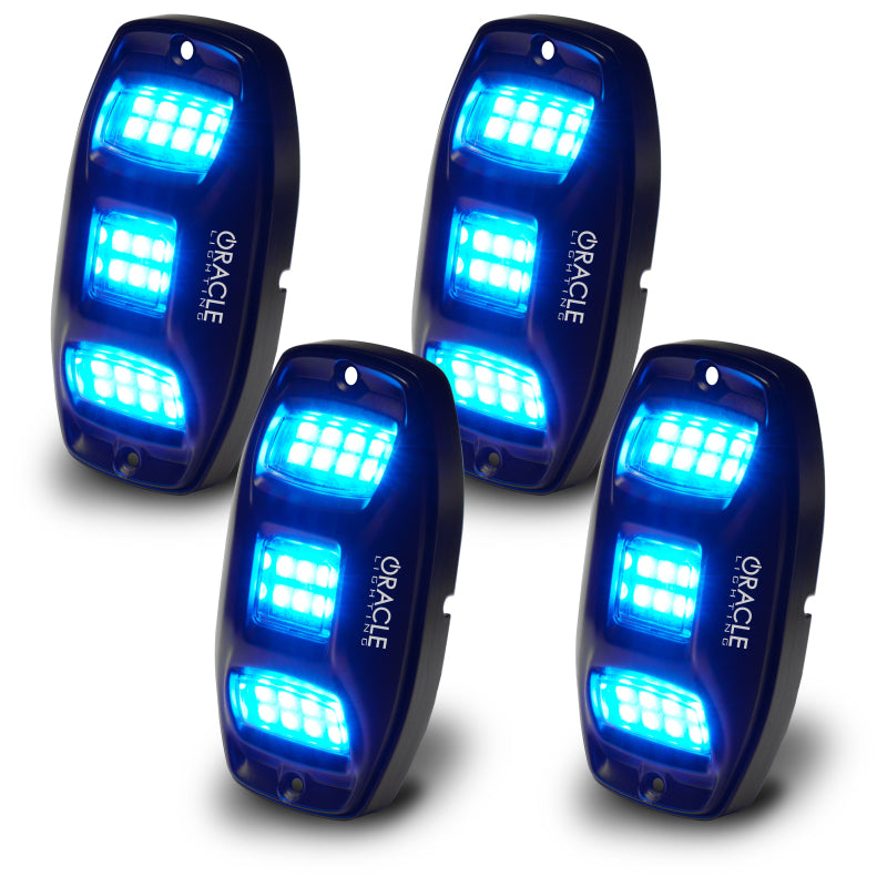 ORACLE Lighting 5895-339 Oracle Underbody RGB+W Wheel Well Rock Light Kit - 4 PCS - ColorSHIFT SEE WARRANTY