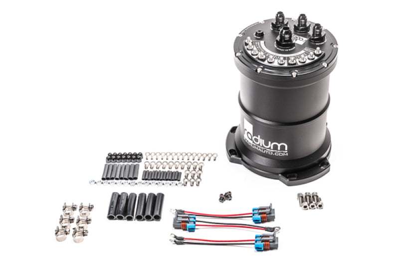 Radium Engineering 20-1442 Radium Multi-Pump Fuel Surge Tank Fits Walbro F90000267/274/285 (Pumps Not Included)