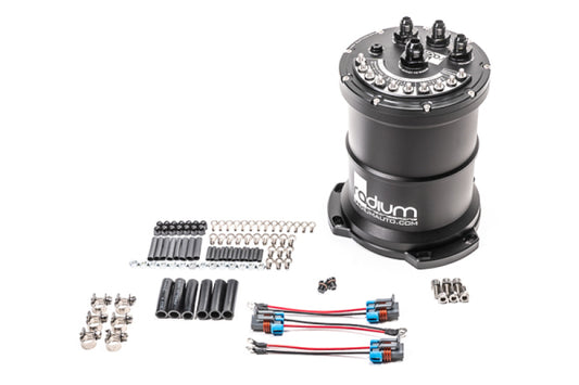 Radium Engineering 20-1442 Radium Multi-Pump Fuel Surge Tank Fits Walbro F90000267/274/285 (Pumps Not Included)