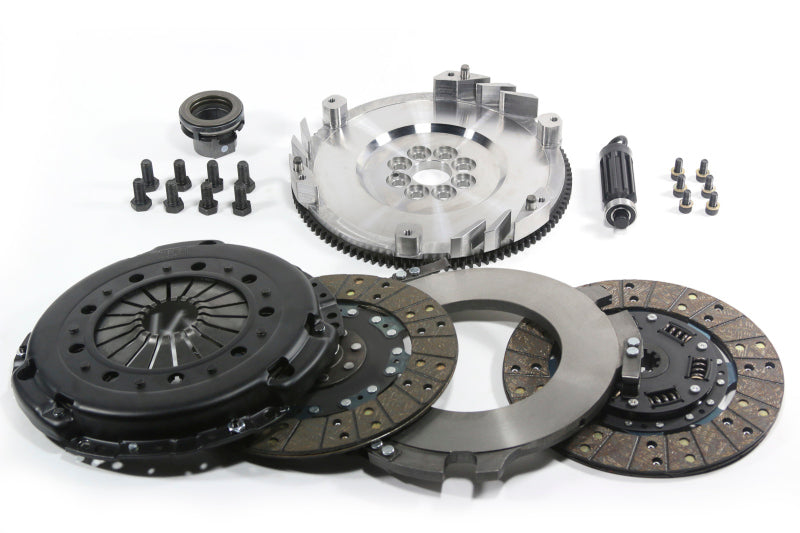 DKM Clutch MS-006-005 BMW E34/E36/E39/E46/Z3 (6 Cyl) MS Twin Disc Clutch w/Steel Flywheel (660 ft/lbs Torque)