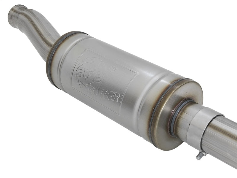 aFe 49-48068 Rock Duster 3in 409 SS Cat-Back Turn-Down Exhaust 2018+ Jeep Wrangler (JL) V6 3.6L